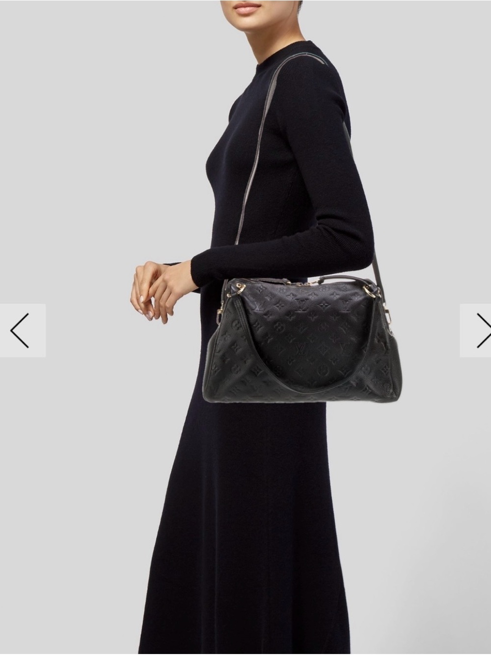Louis Vuitton Monogram Ponthieu PM Embossed Shoulder Bag